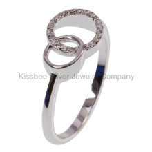 925 Sterling Silber Schmuck CZ Ring (KR3109)